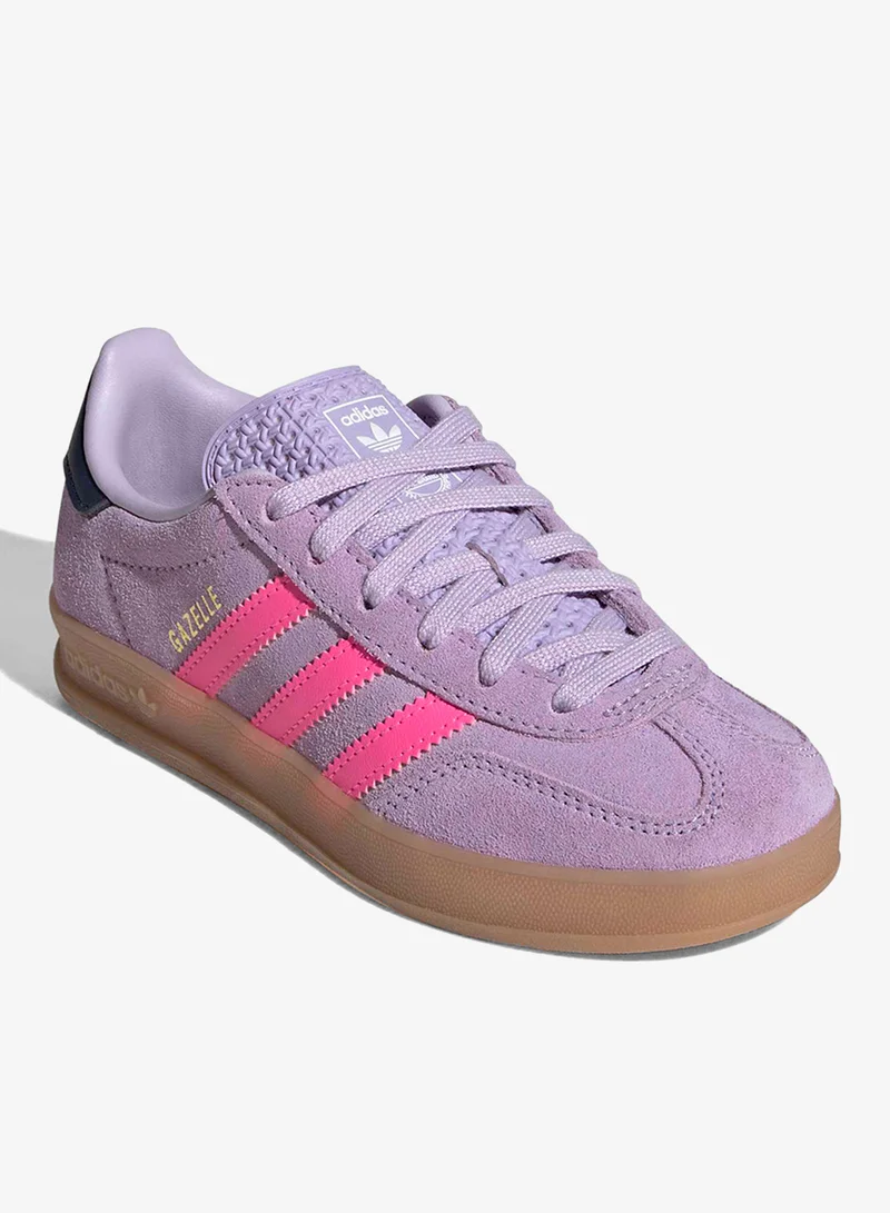 Adidas Originals POWPLU/LUCPNK/GUM2 Kids Gazelle Indoor  | Best Price UAE